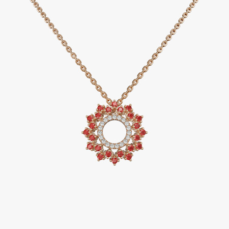 Golsa Ruby Jewelry Pendant